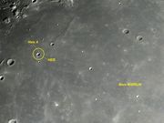 A pequena cratera HEIS.