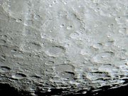 Cratera CLAVIUS - a terceira maior cratera do lado visível da LUA..