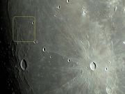 Alvo difícil. O fino e longo canal RIMA MARIUS.