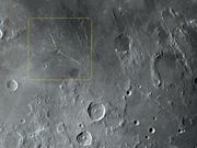 Cratera HYGINUS & Rima HYGINUS.