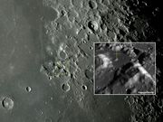 Local de alunissagem da Missão APOLLO 17  fotografado pela sonda lunar japonesa Kaguya/Selene em junho/2008 e pelo Vaz Tolentino Observatório Lunar em 10/04/2012, 04h07m.