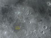 SINUS MEDII - o centro do disco lunar do lado visível.