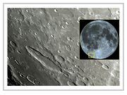 A estranha cratera SCHILLER. 