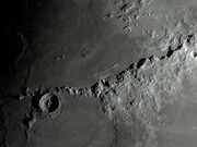 A grande e bela cordilheira MONTES APENNINUS.