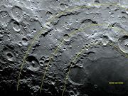 Os anéis concêntricos da Bacia NECTARIS.