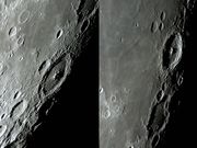 Bela dupla do hemisfério leste: Petavius e Langrenus.