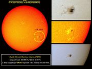 O aspecto do SOL na tarde de 03 de julho de 2021 - AR 2835