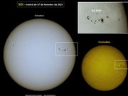 SOL na manhã de 07 de fevereiro de 2025 .