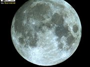 Lua quase na fase cheia (99,7 % iluminada) em 14/08/2019