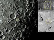 A marca de um tesouro na superfície da LUA: o pequeno "X"